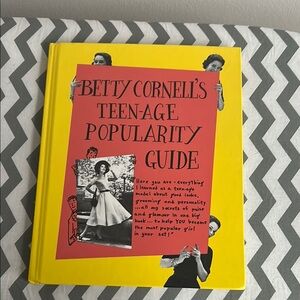 Yellow Teen-Age Popularity Guide Book